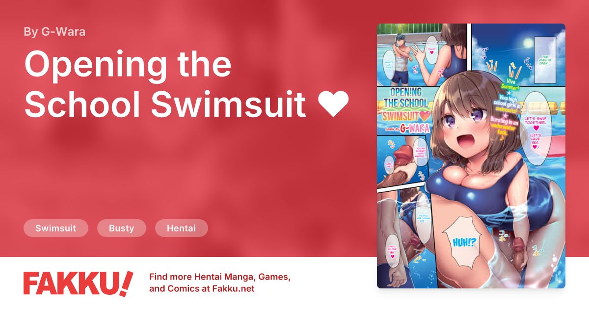 Opening the School Swimsuit ❤ Hentai by G-Wara - FAKKU