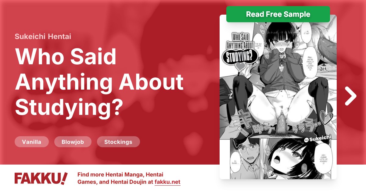  Who Said Anything About Studying? Hentai by Sukeichi - FAKKU