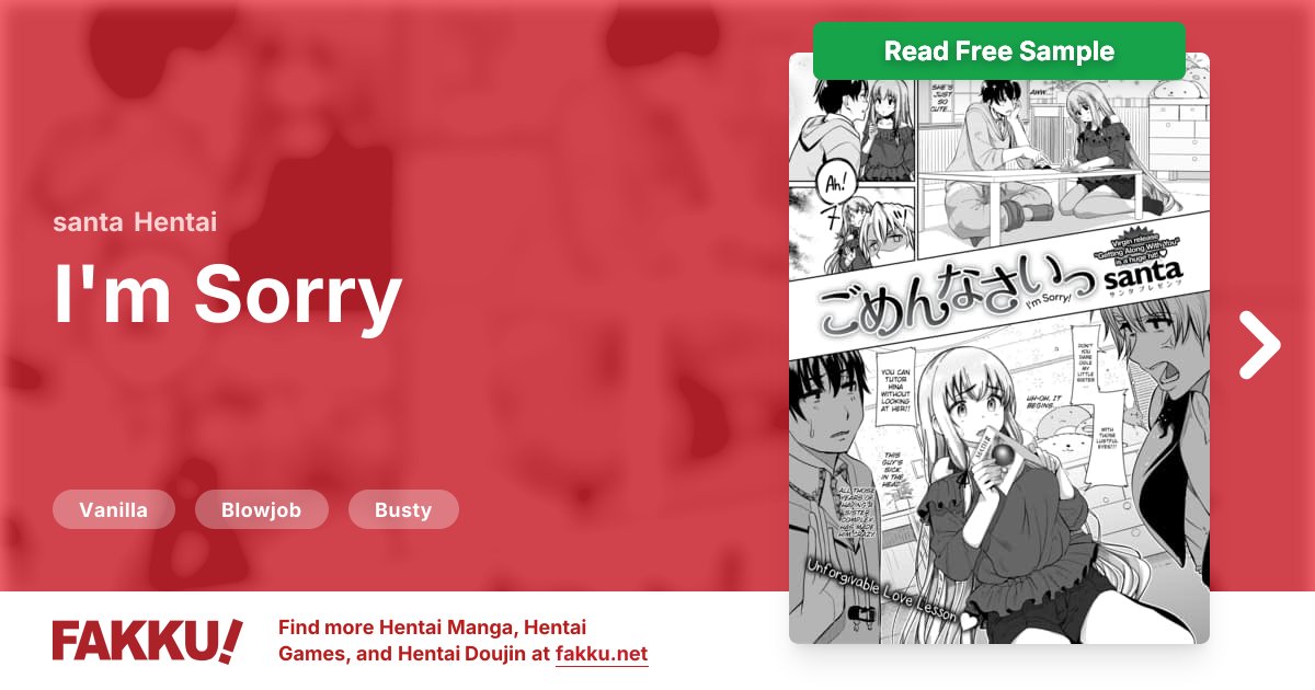  I'm Sorry Hentai by santa - FAKKU