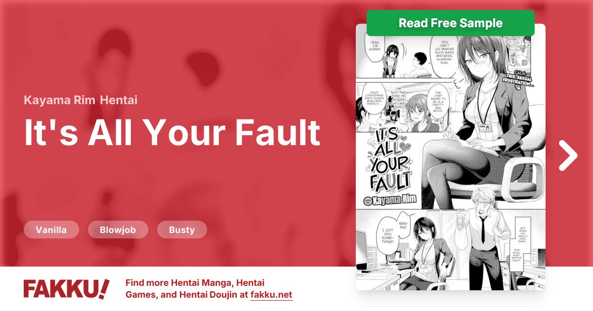  It's All Your Fault Hentai by Kayama Rim - FAKKU