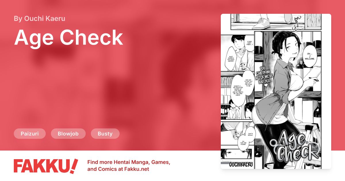 Age Check Hentai by Ouchi Kaeru - FAKKU