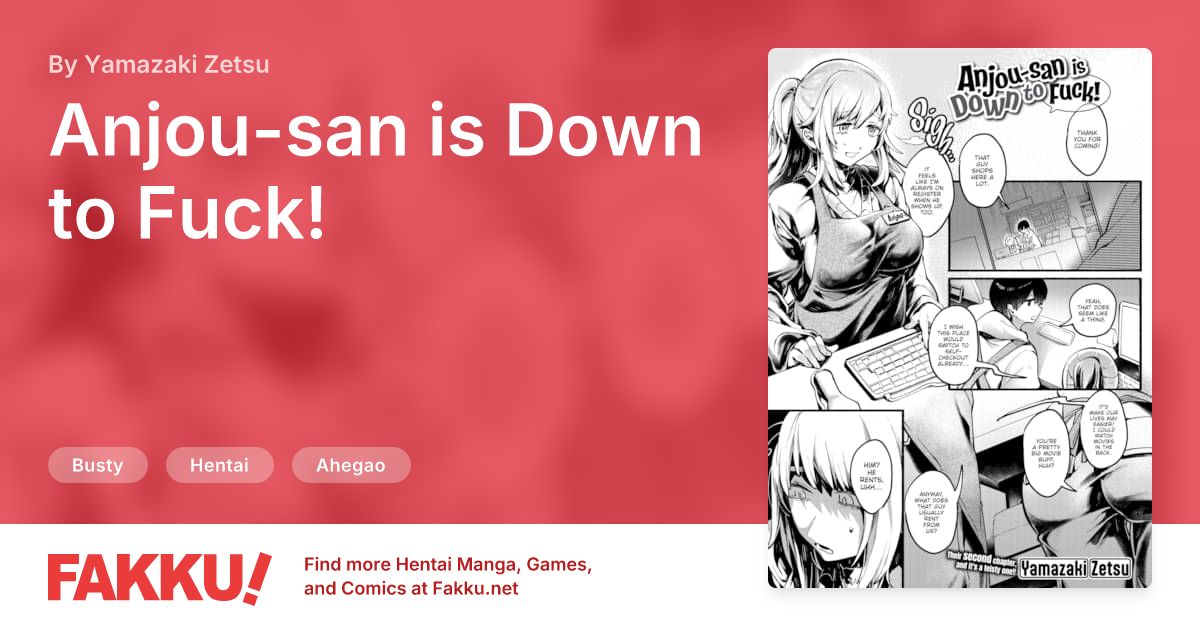  Anjou-san is Down to Fuck! Hentai by Yamazaki Zetsu - FAKKU