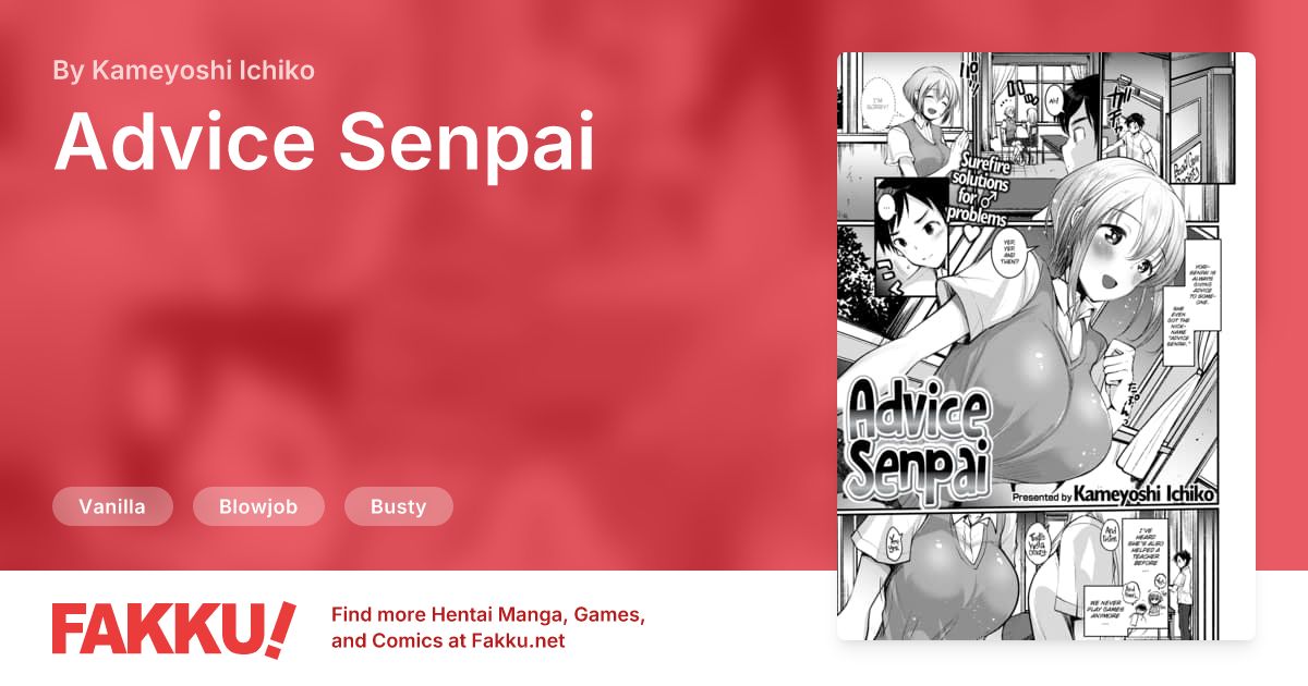 Advice Senpai Hentai by Kameyoshi Ichiko - FAKKU