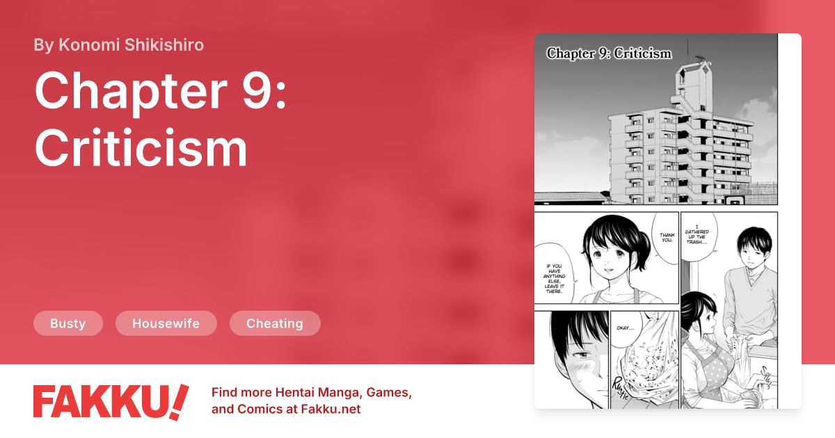 Chapter 9: Criticism Hentai by Konomi Shikishiro - FAKKU