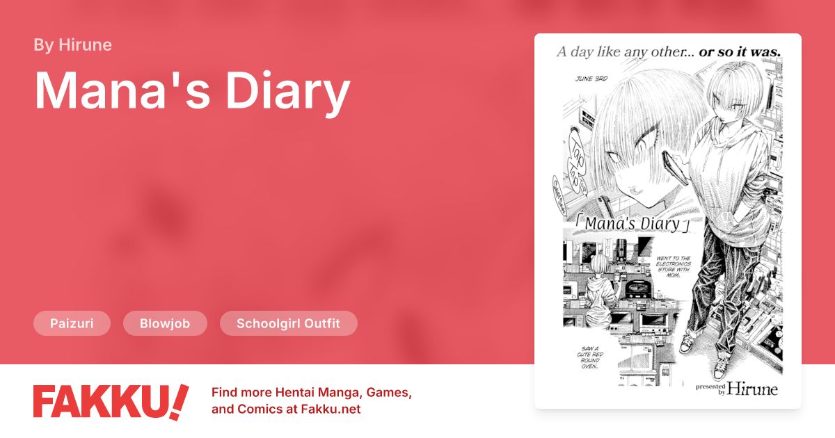 Mana's Diary Hentai by Hirune - FAKKU