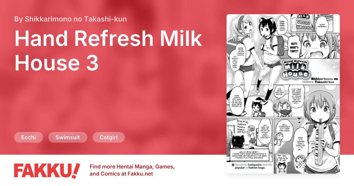 Hand Refresh Milk House 3 Hentai by Shikkarimono no Takashi-kun - FAKKU