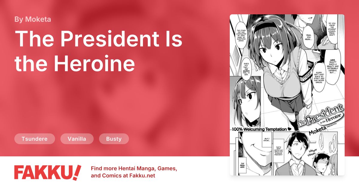 The President Is the Heroine Hentai by Moketa - FAKKU