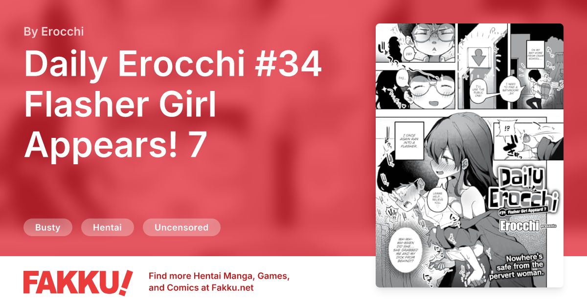 Daily Erocchi #34 Flasher Girl Appears! 7 Hentai by Erocchi - FAKKU