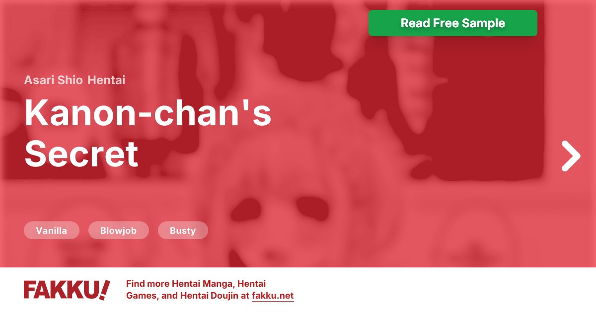  Kanon-chan's Secret Hentai by Asari Shio - FAKKU