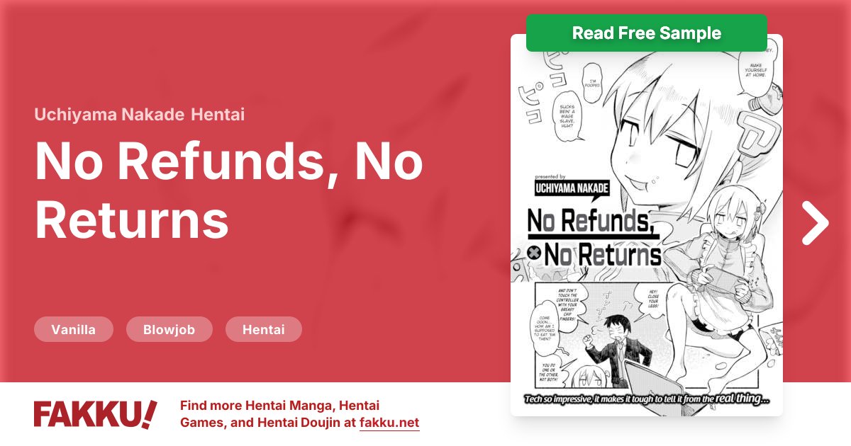  No Refunds, No Returns Hentai by Uchiyama Nakade - FAKKU