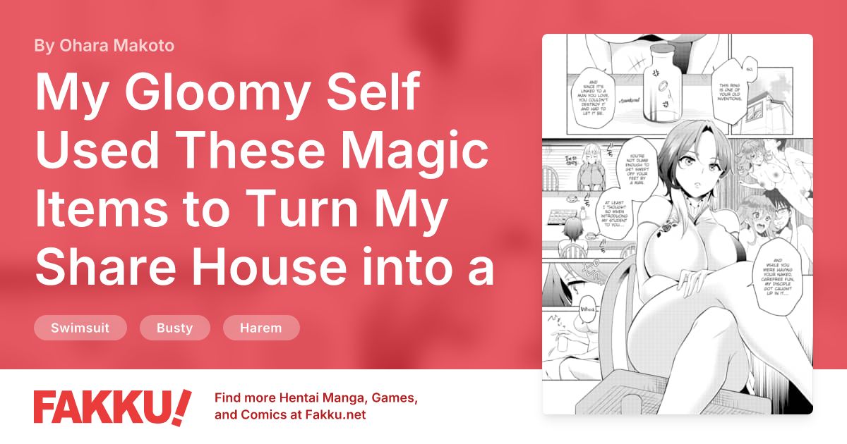My Gloomy Self Used These Magic Items to Turn My Share House into a Harem. Ch.14 Hentai by Ohara Makoto - FAKKU