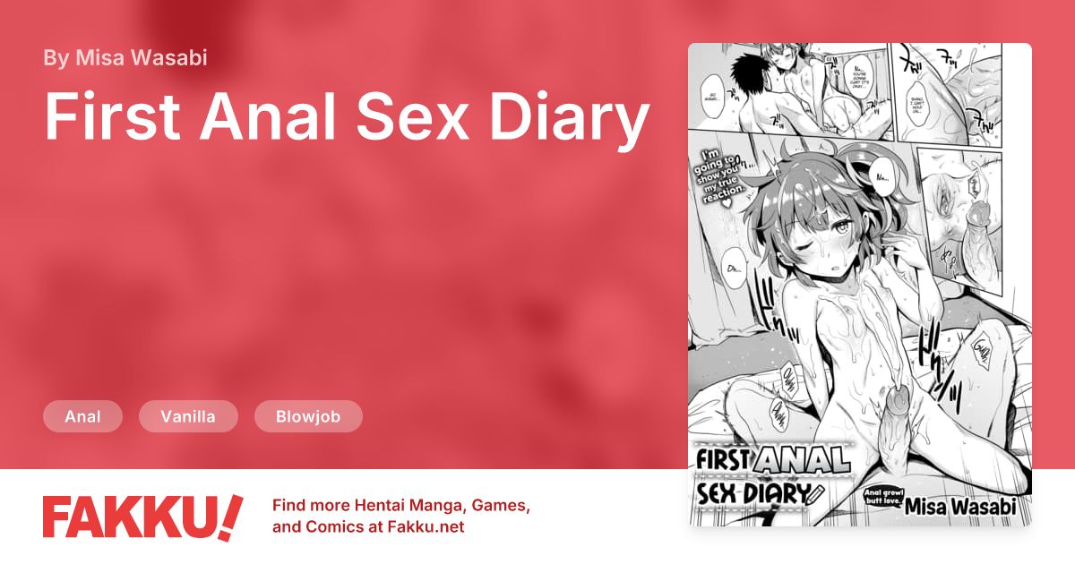 First Anal Sex Diary Hentai by Misa Wasabi - FAKKU