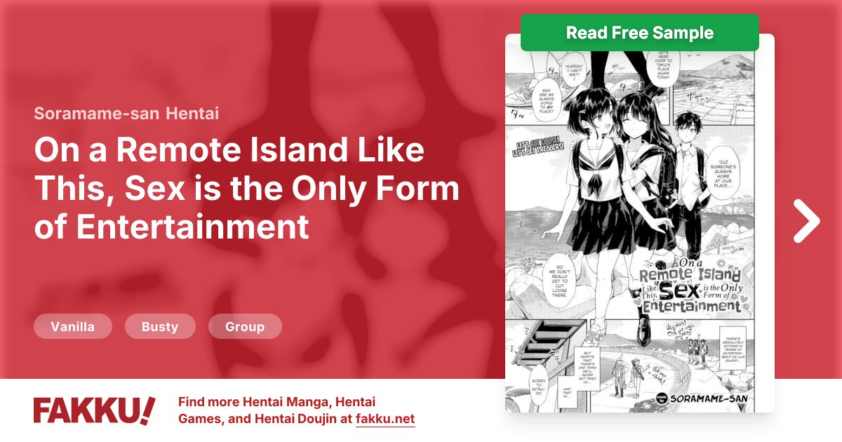  On a Remote Island Like This, Sex is the Only Form of Entertainment Hentai by Soramame-san - FAKKU