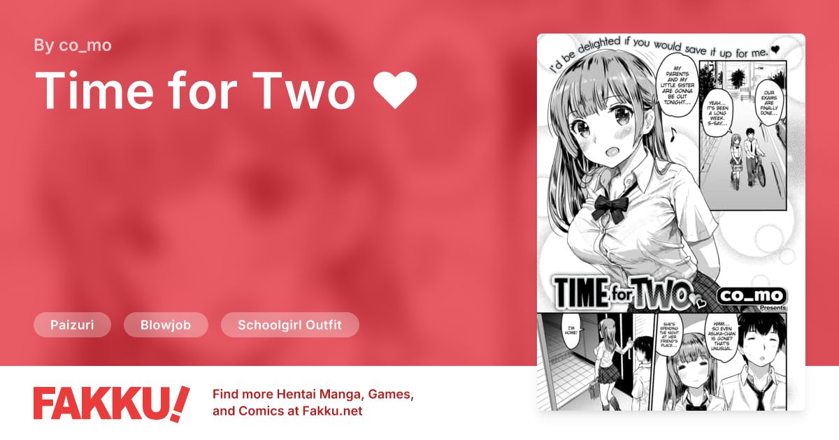 Time for Two ❤ Hentai by co_mo - FAKKU