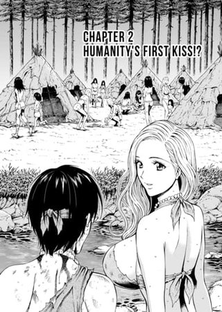 The Otaku in 10,000 B.C. - Chapter 2 - Humanity’s First Kiss!? Hentai Cover Image