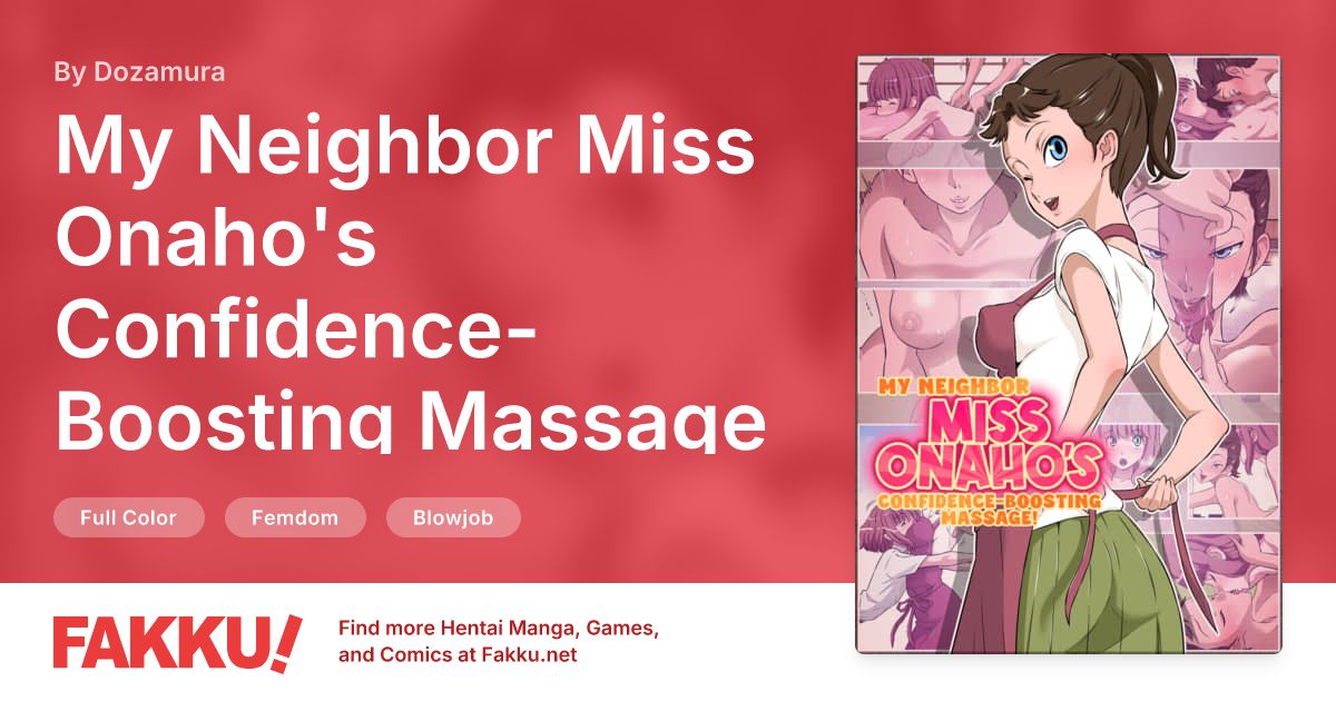 My Neighbor Miss Onaho's Confidence-Boosting Massage Hentai by Dozamura - FAKKU