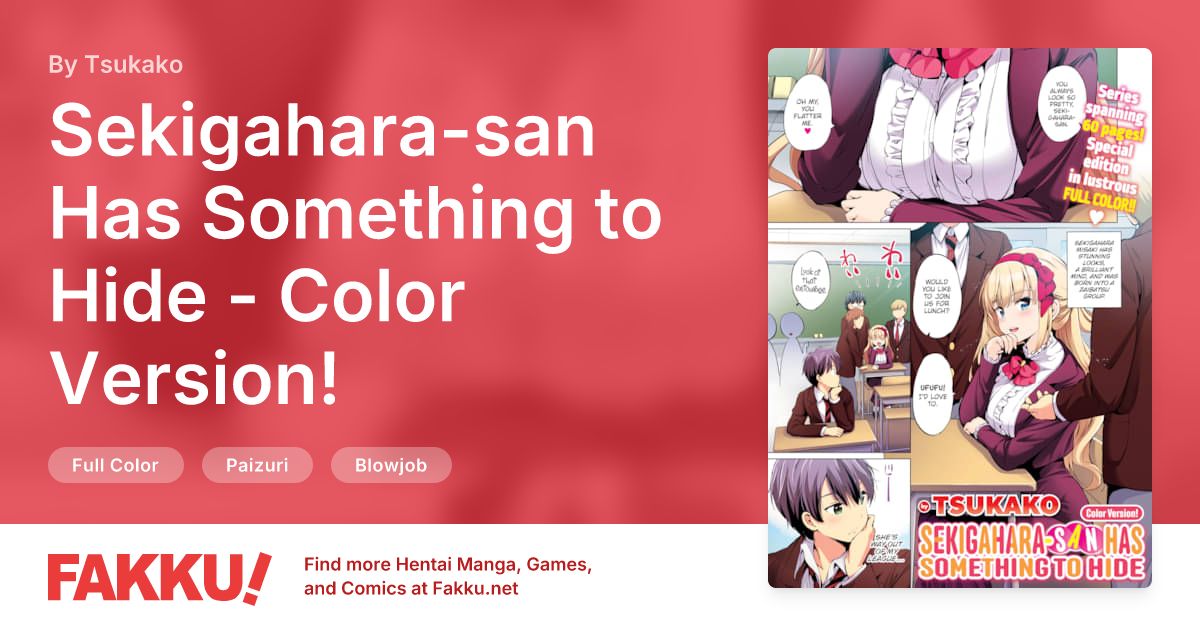 Sekigahara-san Has Something to Hide - Color Version! Hentai by Tsukako - FAKKU