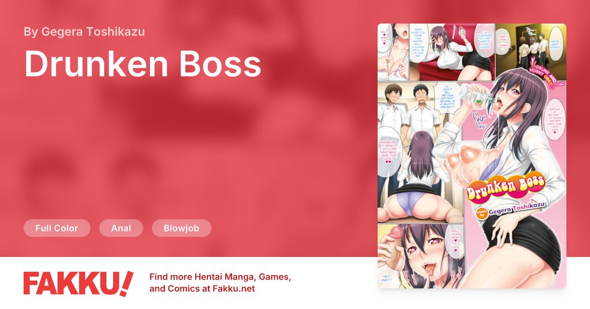 Drunken Boss Hentai by Gegera Toshikazu - FAKKU