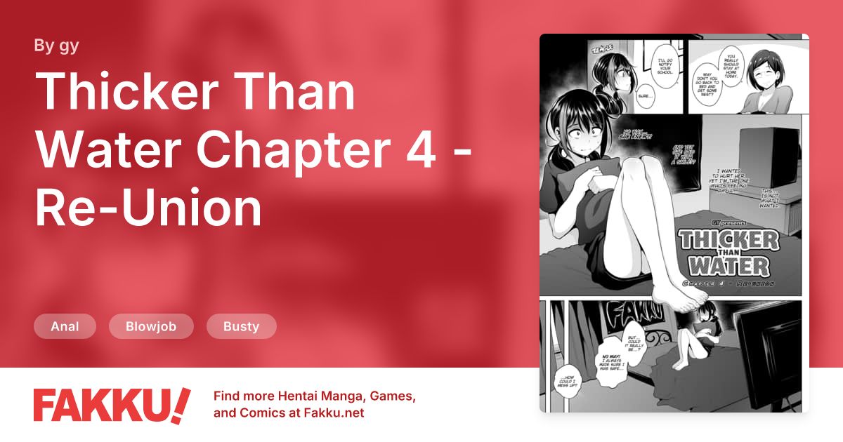 Thicker Than Water Chapter 4 - Re-Union Hentai by gy - FAKKU