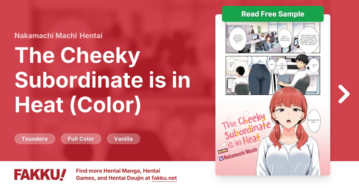  The Cheeky Subordinate is in Heat (Color) Hentai by Nakamachi Machi - FAKKU
