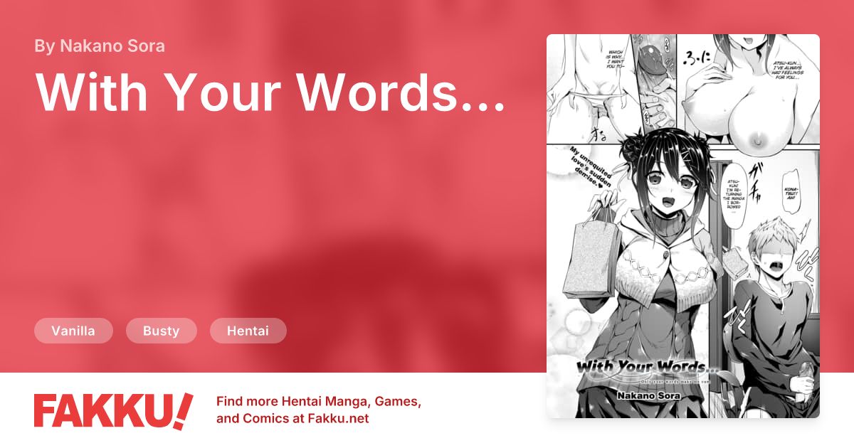  With Your Words... Hentai by Nakano Sora - FAKKU