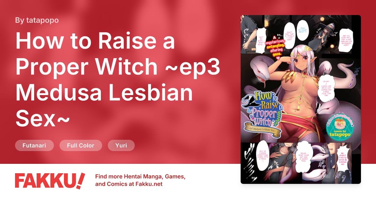 How to Raise a Proper Witch ~ep3 Medusa Lesbian Sex~ Hentai by tatapopo - FAKKU