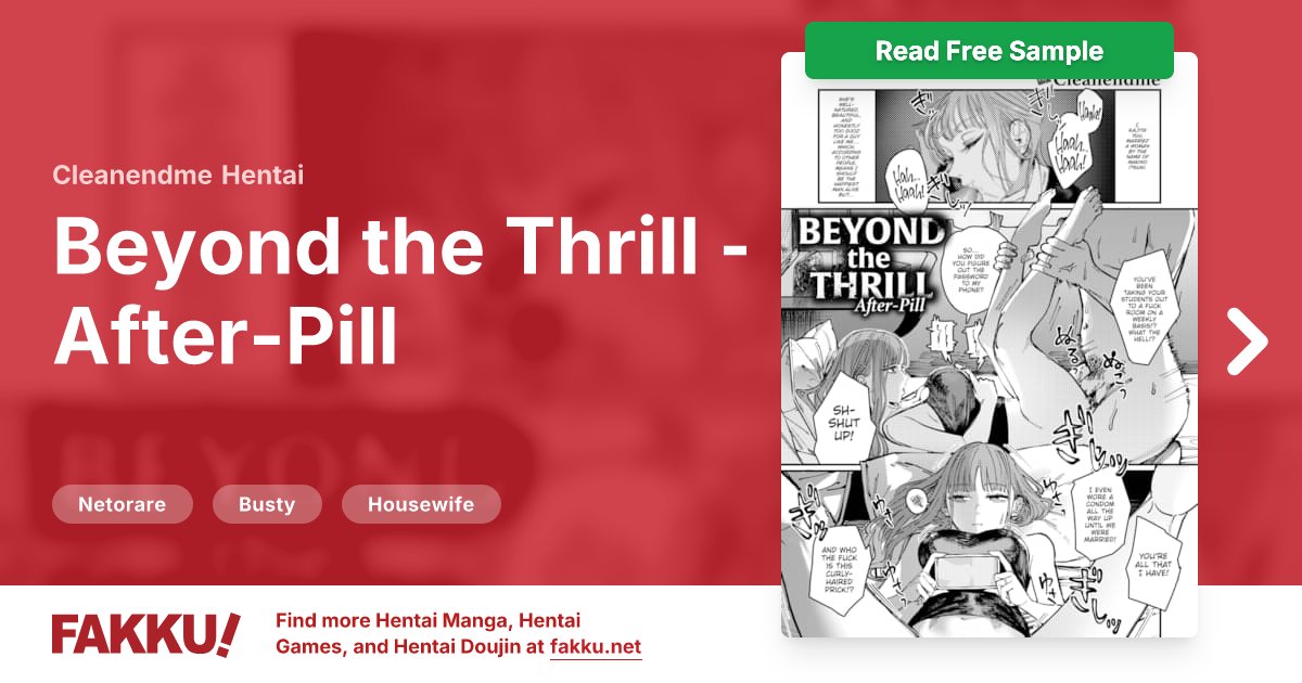  Beyond the Thrill - After-Pill Hentai by Cleanendme - FAKKU