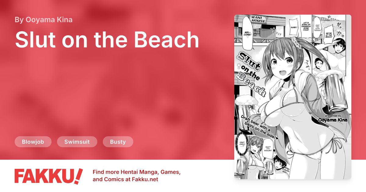 Slut on the Beach Hentai by Ooyama Kina - FAKKU