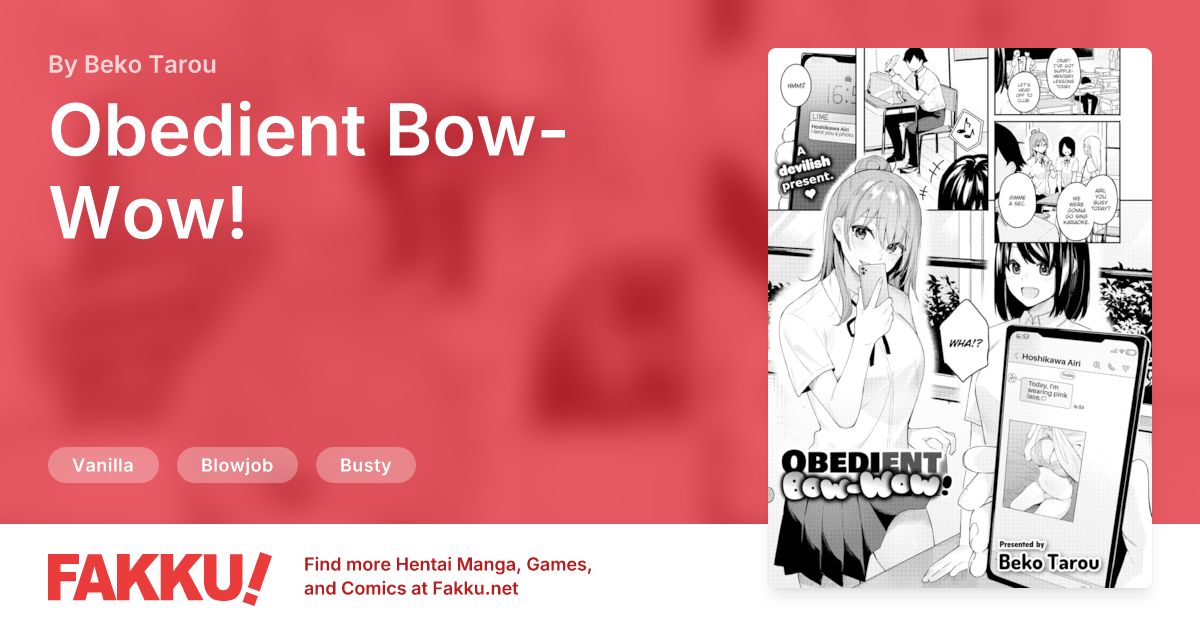 Obedient Bow-Wow! Hentai by Beko Tarou - FAKKU