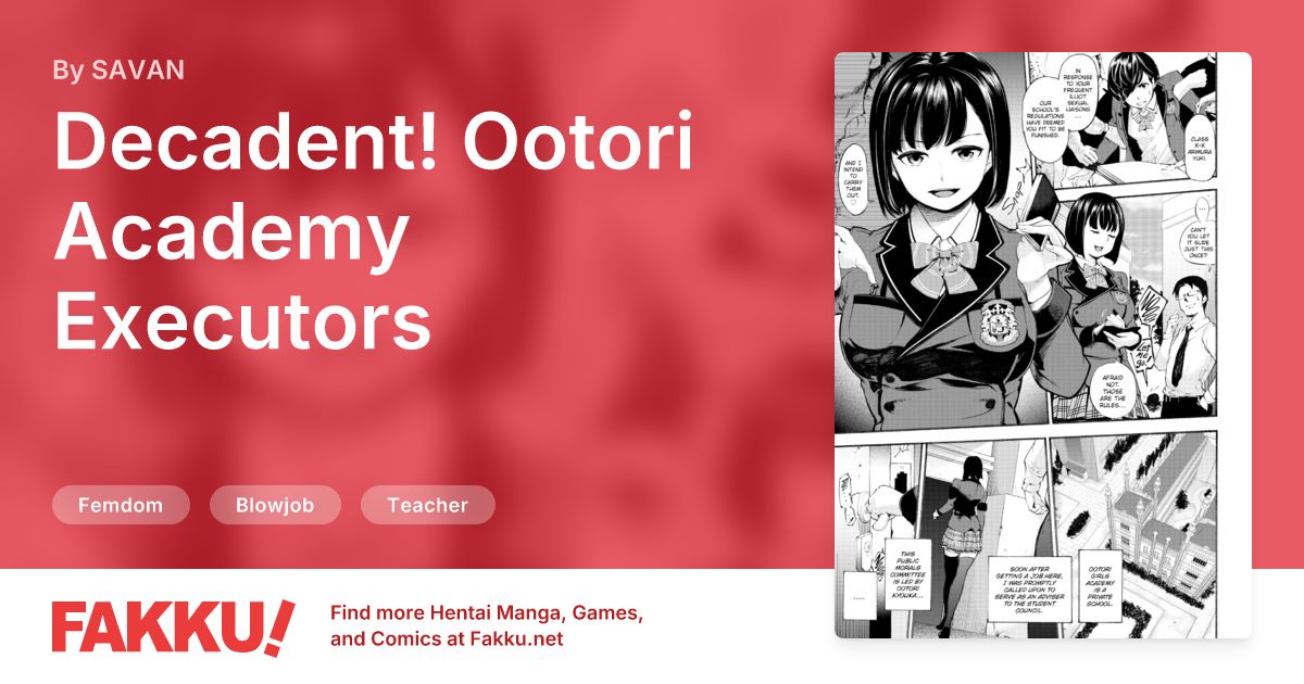 Decadent! Ootori Academy Executors Hentai by SAVAN - FAKKU