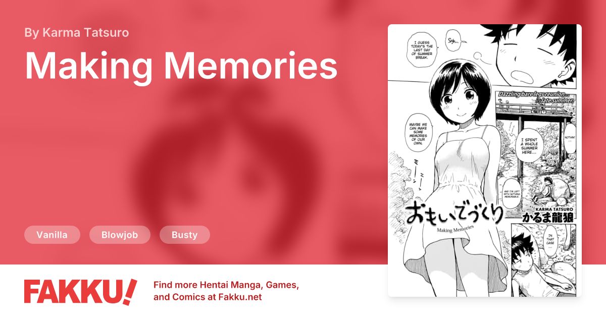 Making Memories Hentai by Karma Tatsuro - FAKKU