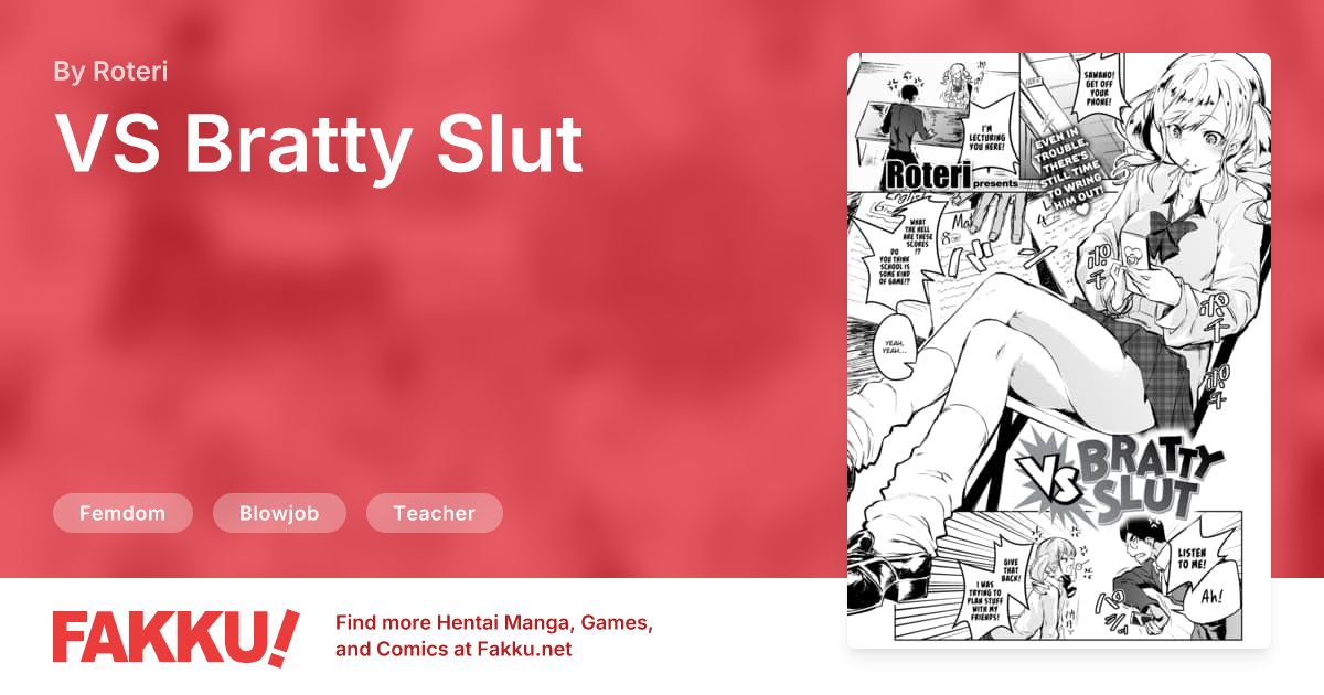 VS Bratty Slut Hentai by Roteri - FAKKU