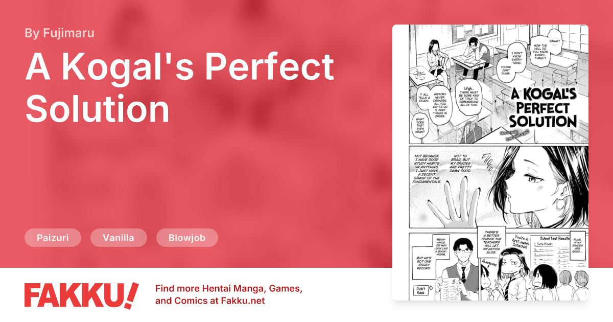 A Kogal's Perfect Solution Hentai by Fujimaru - FAKKU