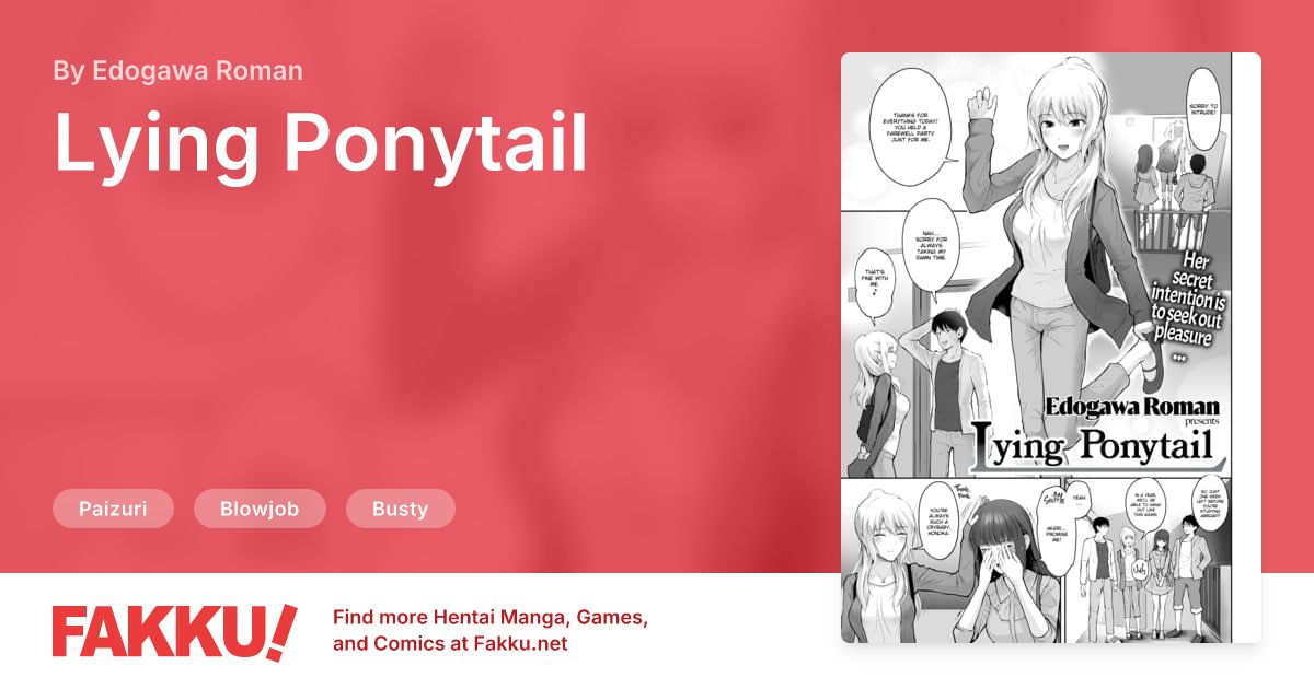 Lying Ponytail Hentai by Edogawa Roman - FAKKU