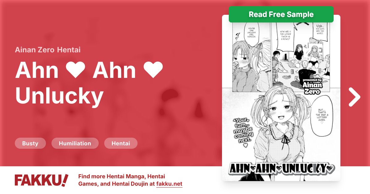  Ahn ❤ Ahn ❤ Unlucky Hentai by Ainan Zero - FAKKU