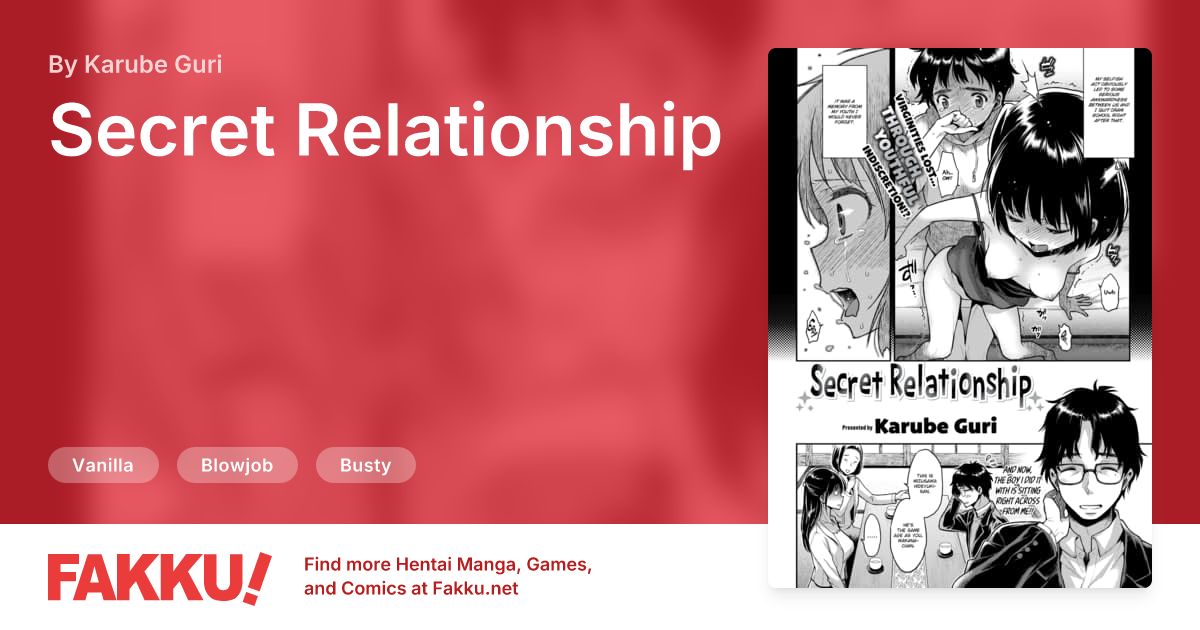 Secret Relationship Hentai by Karube Guri - FAKKU