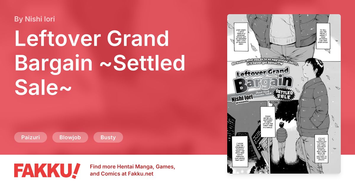 Leftover Grand Bargain ~Settled Sale~ Hentai by Nishi Iori - FAKKU