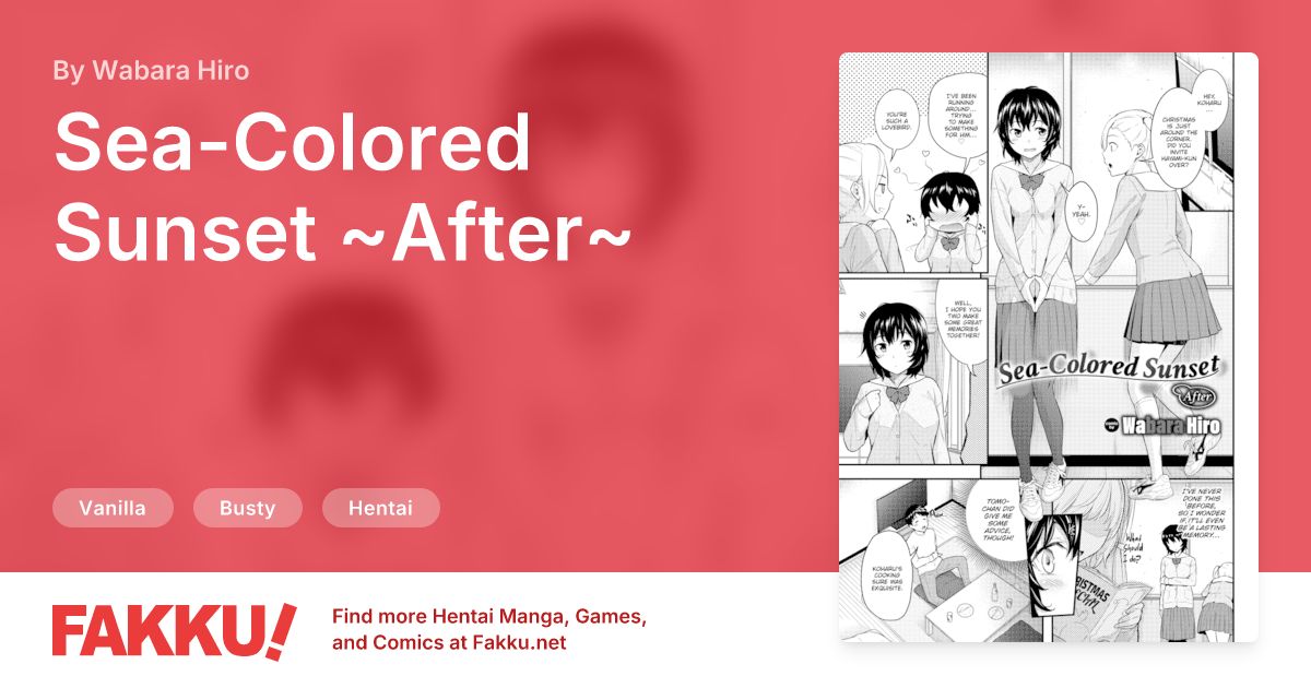 Sea-Colored Sunset ~After~ Hentai by Wabara Hiro - FAKKU