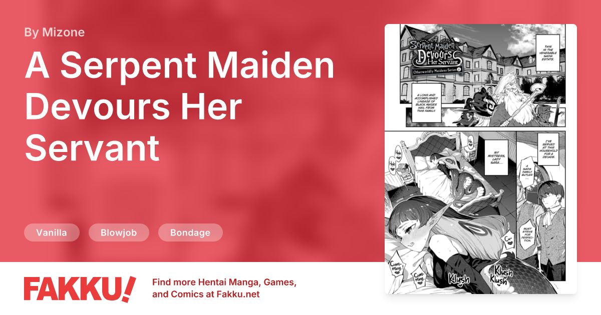 A Serpent Maiden Devours Her Servant Hentai by Mizone - FAKKU