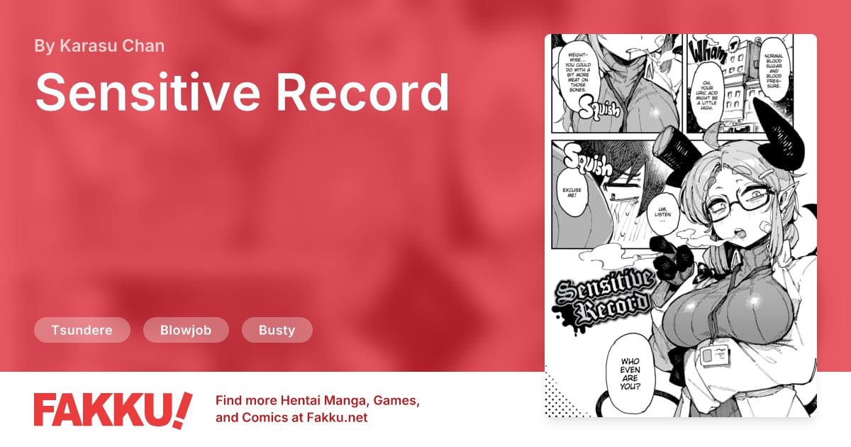 Sensitive Record Hentai by Karasu Chan - FAKKU