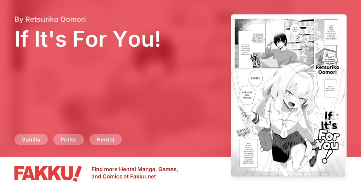 If It's For You! Hentai by Retsuriko Oomori - FAKKU