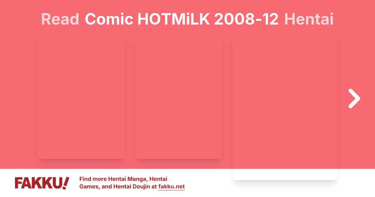 Comic HOTMiLK 2008-12 Hentai - FAKKU