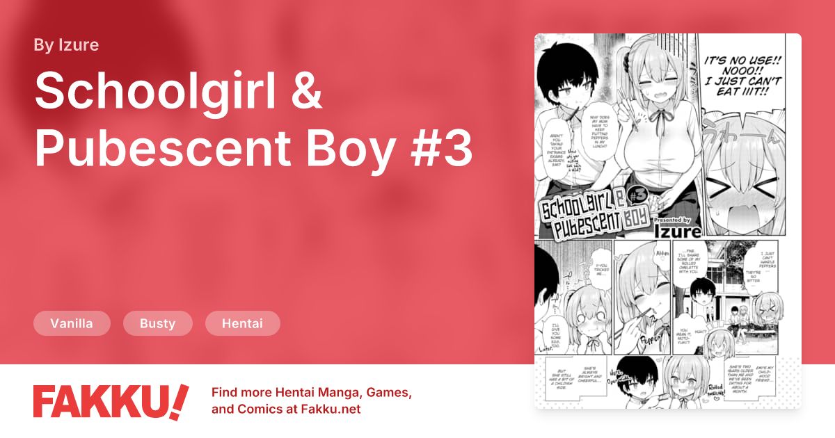 Schoolgirl & Pubescent Boy #3 Hentai by Izure - FAKKU