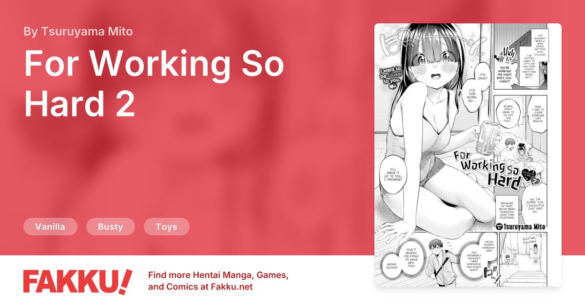 For Working So Hard 2 Hentai by Tsuruyama Mito - FAKKU