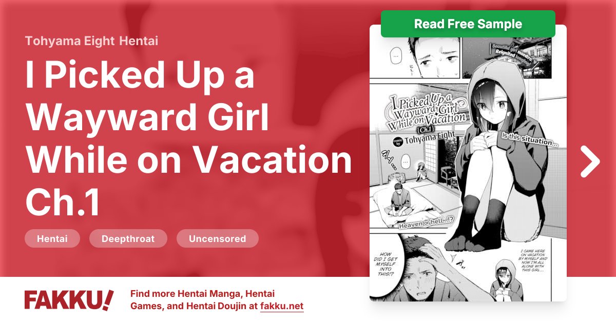  I Picked Up a Wayward Girl While on Vacation Ch.1 Hentai by Tohyama Eight - FAKKU