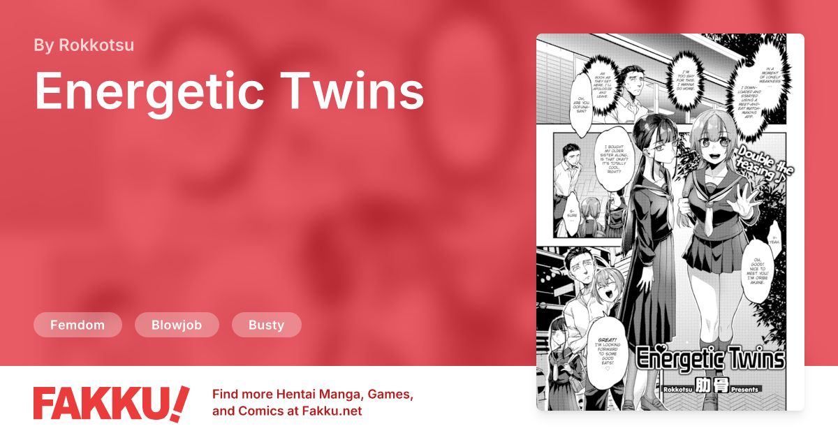 Energetic Twins Hentai by Rokkotsu - FAKKU
