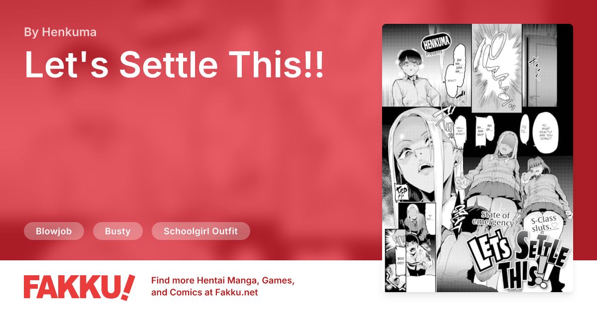 Let's Settle This!! Hentai by Henkuma - FAKKU