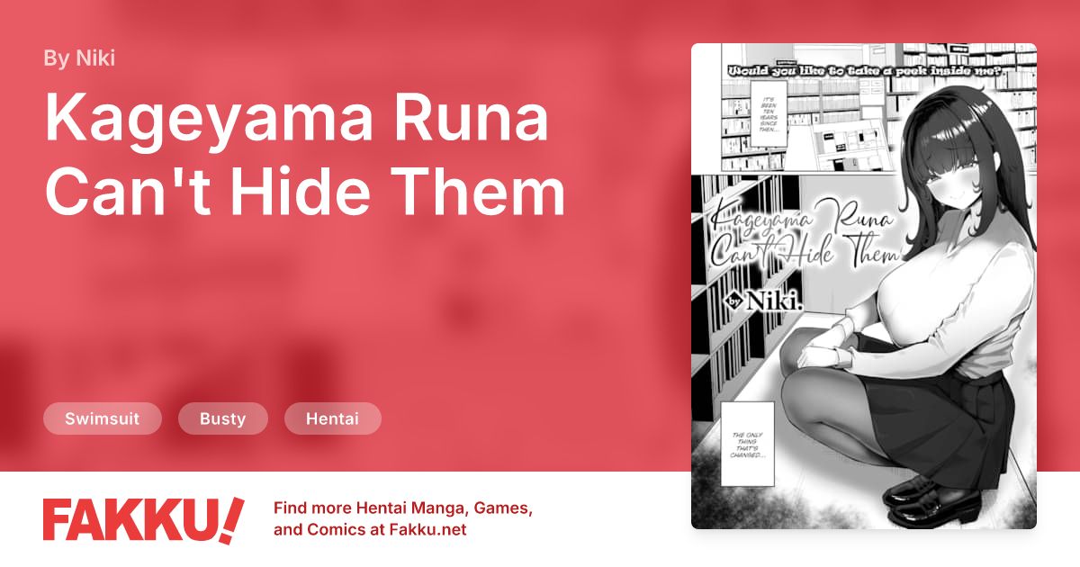 Kageyama Runa Can't Hide Them Hentai by Niki - FAKKU