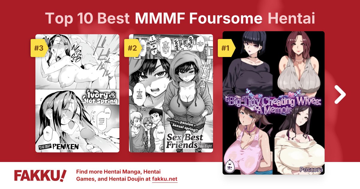 Top 10 Best MMMF Foursome Hentai