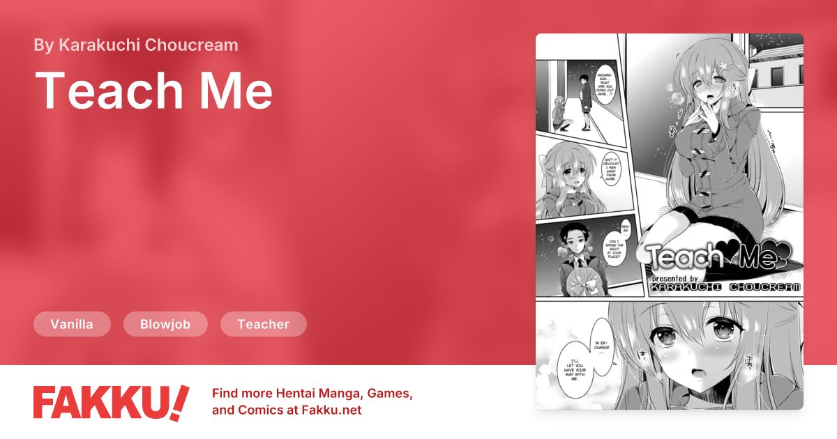  Teach Me Hentai by Sakurai Maki, Karakuchi Choucream - FAKKU